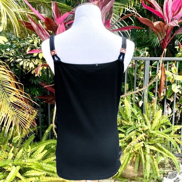 Michael Kors Braided Cowl Neck Tank Top - Picture 4 of 9